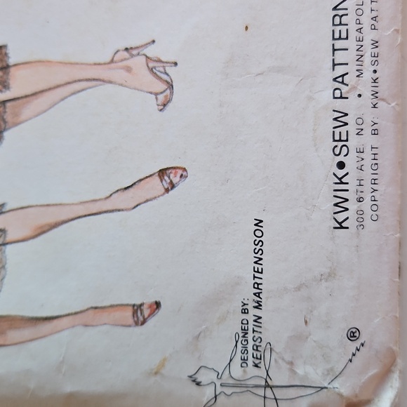 Kwik Sew Pattern 941 Lingeree Slips And Camisole Sizes XS-L Uncut K. Martensson - Picture 2 of 6